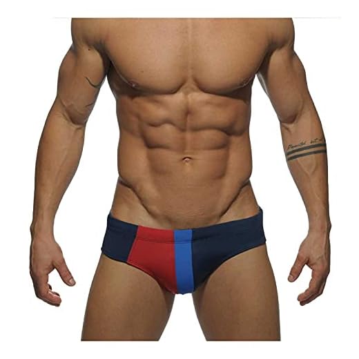 KAKAYO Badbyxor låg midja badkläder droppe med push-up pad shorts kalsonger sommar herr simning (färg: 053 mörkblå, storlek: L)