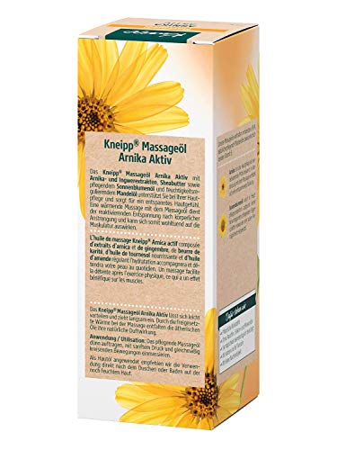 Kneipp Joint and Muscle Arnica Oil 100 ml, Transparent, 100 ml (Pack of 1) - Image 3