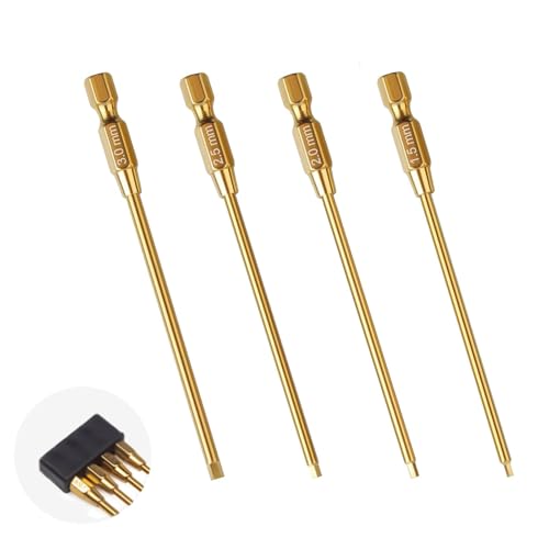 RC Sechskant Treiber Bit Set, 1,27 mm, 1,5 mm, 2,0 mm, 2,5 mm, 3,0 mm, Sechskant
