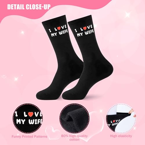 Moyel Husband Boyfriend Gift Ideas Funny Cool Socks for Men, Romantic Gifts for Anniversary, Valentine's Day, Birthday2