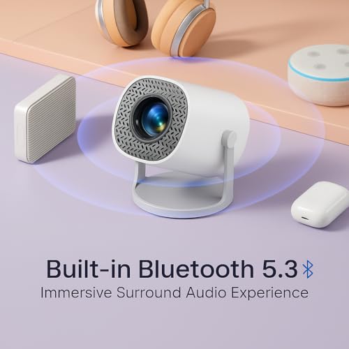 Image of Fire turtle Big Home Theater Projector | Full HD 1080p LED Projector with HDMI, USB, AV, VGA | 200 inch Display Support | Compatible with TV Stick, Laptop, Smartphone (HD-Projector)