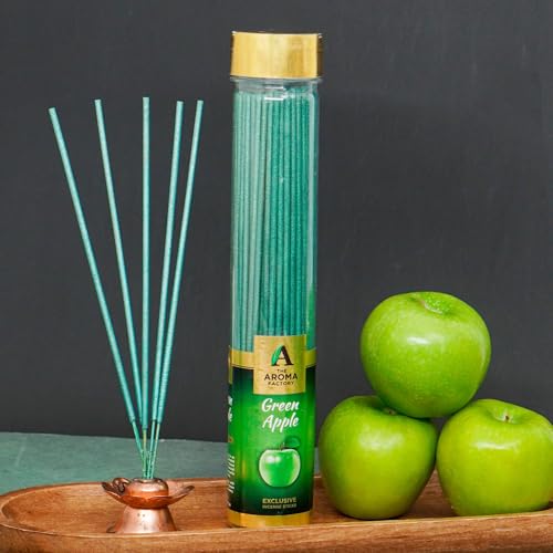 Image of The Aroma Factory Rose & Green Apple Agarbatti, 2x100g