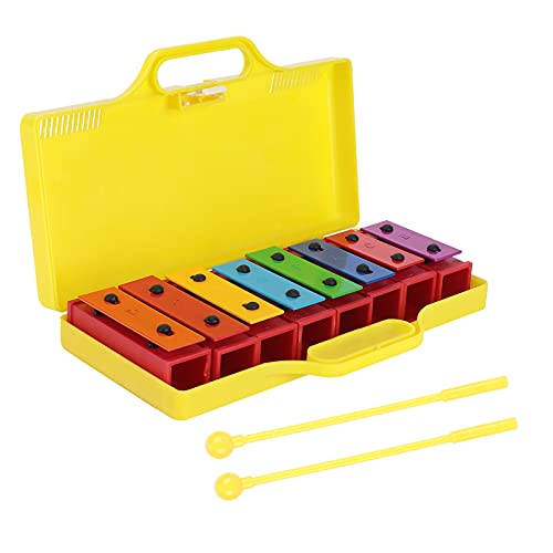Xylophone 8 notes instrument percussion enfant idée cadeau avec boîte - 2