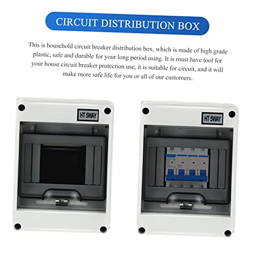 OSALADI Kasten Wasserdichte Box Breaker-Panel Plastik Oberfläche montiert Tafel – Bild 3