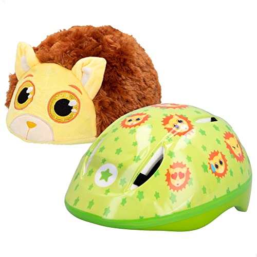 Casque enfant 3 ans pour vélo et trottinette ColorBaby K3yriders lion