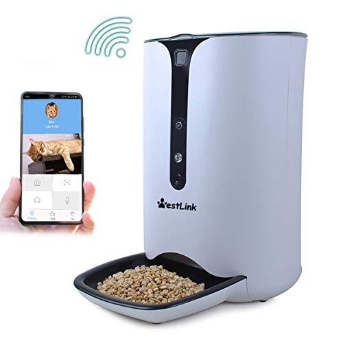 WESTLINK Automatic Cat Dog Feeder Smart Feed with WiFi Camera Pet Food Dispenser