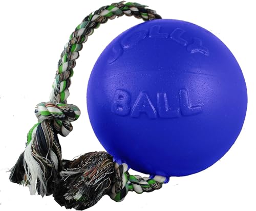 Jolly Pets 645 BL Romp-N-Roll Rope And Ball Dog Toy thumb #1