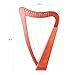 BGMUSER Harp Instrument 15 Strings Professional Lyre Harp with International Standard Nylon strings Mahogany Bag/Strap/Tuning-Wrench for Beginner Musician