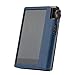 for Astell&Kern KANN Cube, Handmade Miter PU Leather Case Cover [Patented Stand Case] Kann Cube Case (Navy)