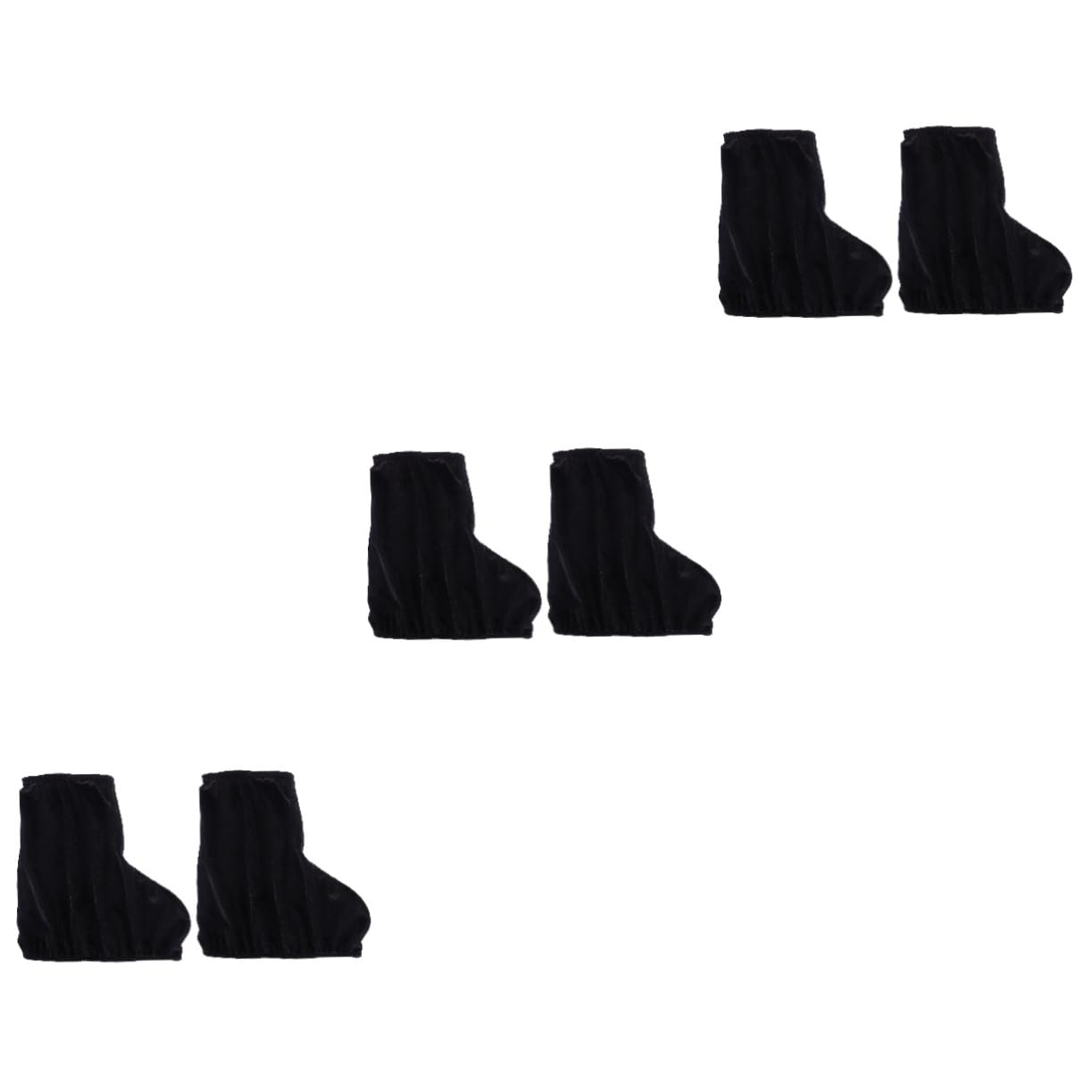 BESPORTBLE 3 Pairs roller skating set ice skate protector roller skate toe cover ice skate boot covers ice skate shoes cover hockey skate boot covers figure skates velvet keep warm child puck