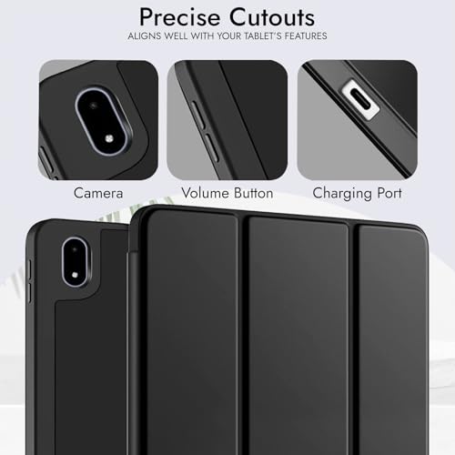 Image of Robustrion Cover Case for OnePlus Pad 4 13.2 inch /OnePlus Pad 3 13.2 inch Cover with [Pencil Holder], Flip Cover Case for One Plus Pad 4 /3 Cover 13.2 inch [Auto Sleep Wake Support] - Black