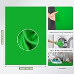 EMART Green Screen Backdrop Kit with Reverse Folding Base, 5x6.5ft Photo Greenscreen Background with Portable T-Shape Stand and 6 Clamps for Photography, Photoshoot, Studio Video Recording, Streaming - Image 3