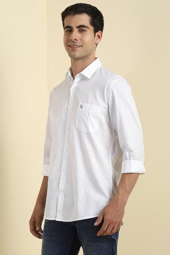 Image of Allen Solly Men Cotton Blend Regular Fit Shirt