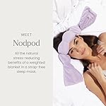 Nodpod Gentle Pressure Sleep Mask | Patented Light Blocking Design for Sleeping, Traveling & Relaxation - Wisteria - Image 2