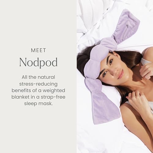 Nodpod Gentle Pressure Sleep Mask | Patented Light Blocking Design for Sleeping, Traveling & Relaxation - Wisteria - Image 3