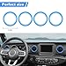 RT-TCZ for Wrangler JL Dash Air Vents Cover Trim Stickers Baby Blue for Jeep Wrangler JL JLU Gladiator JT 2018-2023 Baby Blue Interior Accessories 4pcs