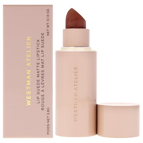 Lip Suede Matte Lipstick Rue Westman Atelier rouge à lèvres luxe 0.13 oz