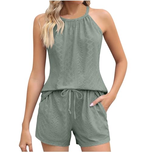 Short de course et haut sans manches dans un ensemble d'été deux pièces