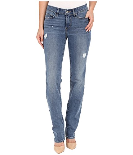 Levi’s Women’s 712 Slim Jeans, Simple Blue Destructed, 25 (US 0) R