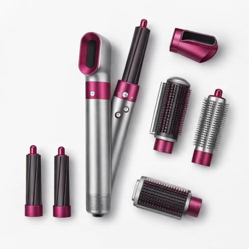 Image of Drumstone (NEW WITH 17 YEARS LIMITED WARRANTY) 5 IN 1 Hair Dryer Brush, Multifunctional Hot Air Styler Hair Tools Detachable Brush Head for Straightening Curling Drying Combing CHK 11