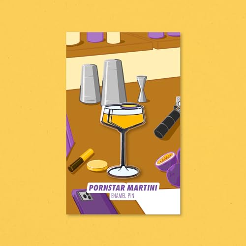 Image of Classic Cocktail Cute Enamel Pins for Bartender Aprons, Jackets, Backpacks and Purses, Shirt and Suit Lapels, Button Badges Brooch Fashion Jewelry