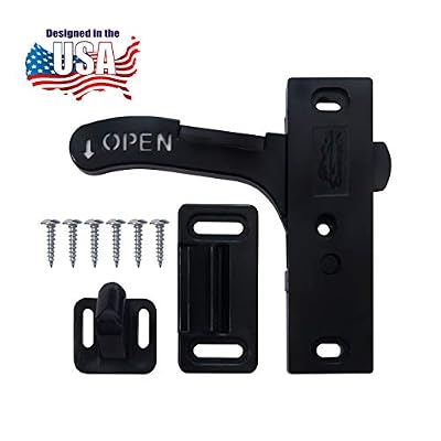 Camp'N - RV Screen Door Latch - Handle (Left Hand) for RV, Trailer, Camper, Motor Home, Cargo Trailer - OEM Replacement (LH)