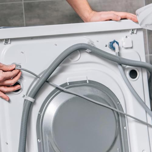 Tuyau de vidange pour machine à laver flexible extension 5m - 4