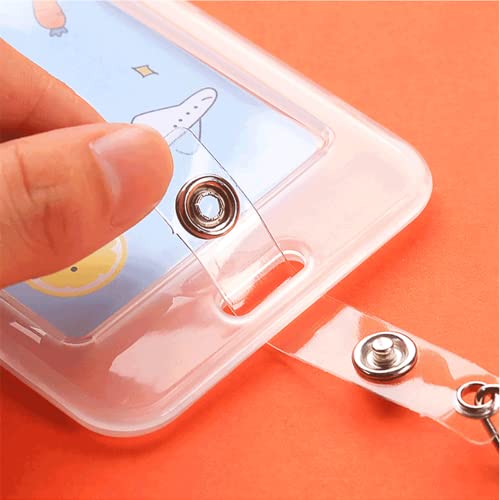 Portabadge con Cordino, 3 porta carte di nome a