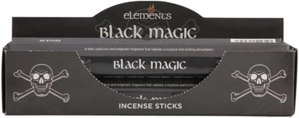 NEW ELEMENTS MYSTICAL RANGE BLACK MAGIC INCENSE STICKS - 120 STICKS IS85322