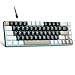 MageGee Portable 60% Mechanical Gaming Keyboard, Blue LED Backlit Compact 68 Keys Mini Wired Office Keyboard with Brown Switch for Windows Laptop PC Mac - Black/Coffee Color