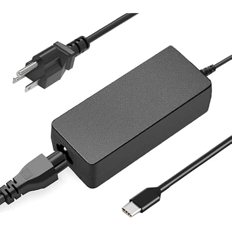 45W USB C Chromebook Charger Replacement for HP Chromebook X360 14 14A G5 11 11A G6 G7 G8 EE R13 X360 14-ca051wm ca052wm 14-ca091wm ca061dx 11-ae051wm ae001tu ae027nr 12-c012dx 14-ca060nr USB Type-C Cover