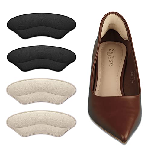 Lmyicuk Heel Grips Liner Cushions Inserts for Loose Shoes,Heel Pads for Shoe Too Big Men Women,Filler Improved Shoe Fit,Prevent Heel Slip and Blister, Beige Suede, 4Pairs (B09QQHMT4Y) Amazon Price History, Amazon Price Tracker