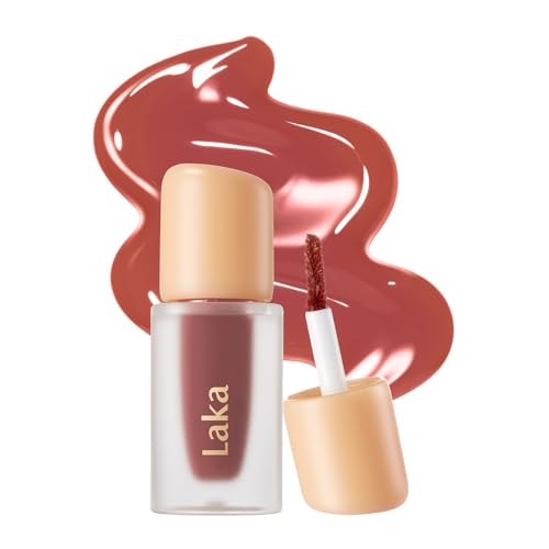 Image of Laka Fruity Glam Tint Mini | Glowing Korean Lip Tint with Hydrating Lightweight Texture | Buildable Color, Non-Sticky High Shine Gloss | K-Beauty Korean Makeup | #170 Libre, 0.07oz
