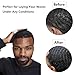 2PCS Laydown 360 Waves Training Pad,Helps Train Your Hair To Laydown to your desired wave Pattern,Wave brush for men(Black（2pcs）)