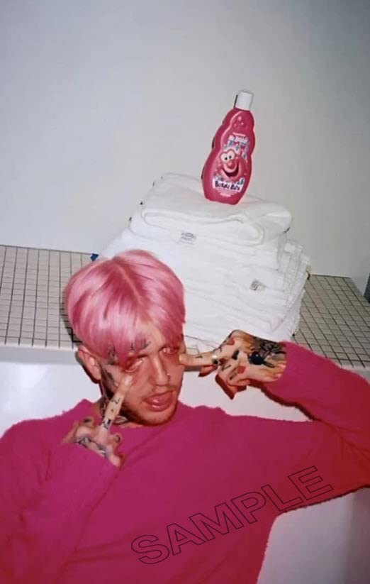 Lil Peep Poster Gustav Elijah Photo Rap Hip Hop Wall Art Picture A4