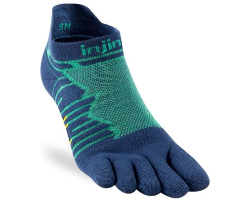 Image of Injinji Men's Run Midweight No Show Toesocks
