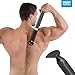 Groom Essentials Cordless Back Shavers for Men | Battery Operated Hair Trimmer for Men w/Extendable & Foldable Arm for Hard-to-Reach Areas | Back Shaver, Body Trimmer for Men | Electric Razor for Men