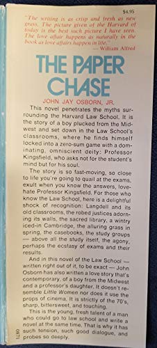 The Paper Chase 0395126703 Book Cover