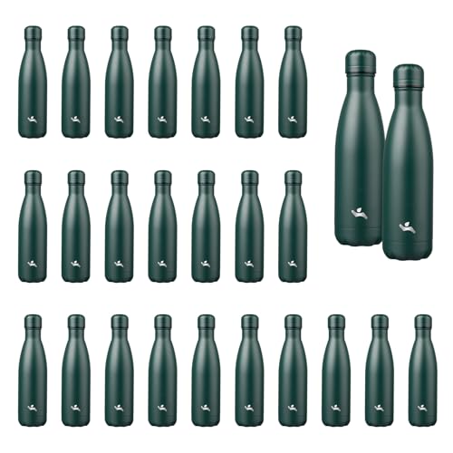 Image of Konokyo 24 Pack 17 oz Insulated Stainless Steel Water Bottle
