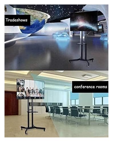 Soporte móvil para TV de pie para hoteles y gimnasios miniatura 7