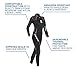 SCUBAPRO Definition Steamer Scuba Diving Wetsuit, 3mm Women Back Zip Neoprene, XS, Black/Pink