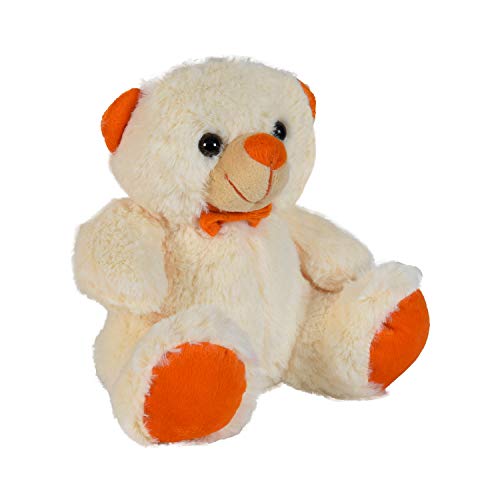 Image of Ultra 07 inch Jolly Teddy Bear Fully Stuffed Soft Plush Toy for Kids in Cream Animal Toy Gift Birthday Anniversary Christmas Diwali | Home Decore