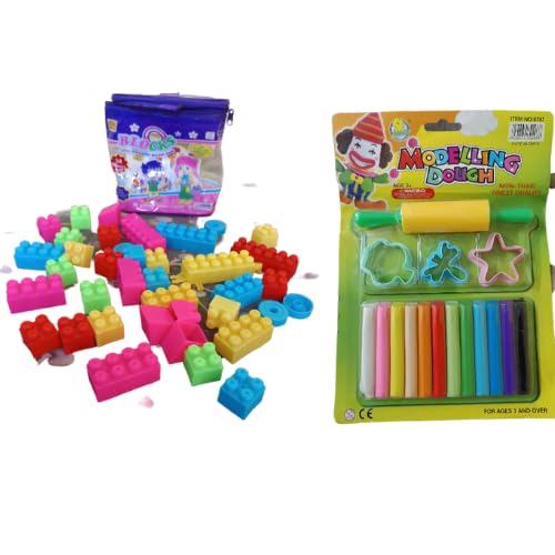 Teddy Rings Kids Toy Air Dry Clay, Colorful Children Soft Clay, Creative Art Crafts, Gifts for Kids-Multi Color. Non-Toxic Modeling Magic Fluffy Foam Bouncing Clay Putty Kit for Kids with Tools