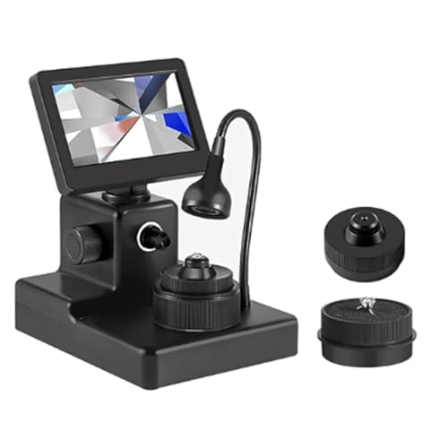 Microscope à ceinture diamant numérique LCD 10,9 cm grossissement 1000x pour gravure de bijoux