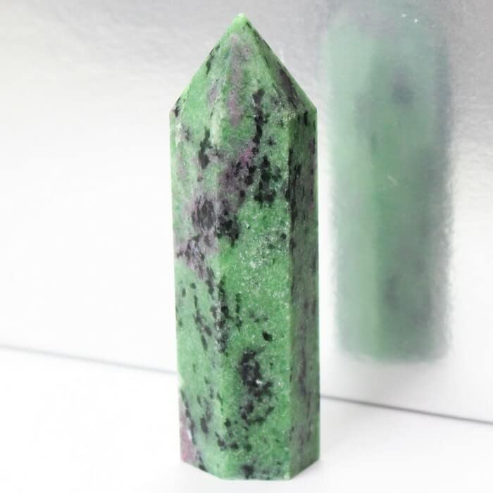 ルビーインゾイサイト 原石 ポイント Point 浄化 石 置物 原石 ポイント ルビー ruby 一点物 天然石 パワーストーン