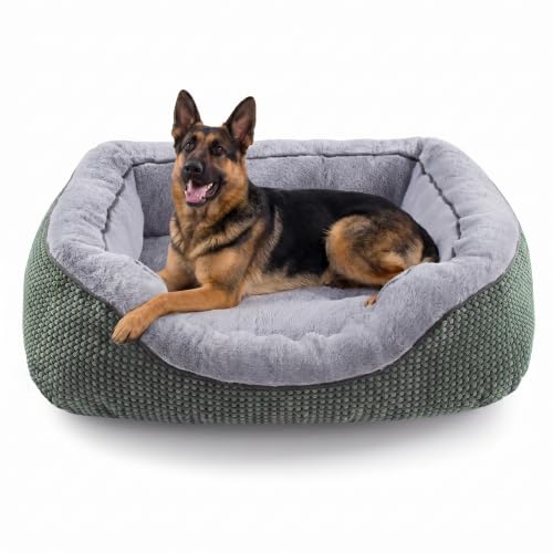 Image of INVENHO XL Dog Beds Large Sized Dog, Washable Orthopedic Warming Soft Sleeping Durable with Anti-Slip Bottom