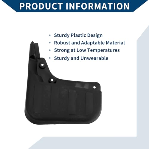 Image of Mud Flaps Splash Guards W /Mount Accessories for Mercedes-Benz GLK260 (without Pedals) 2008-2013 Front and Rear Mud Guards 1 Set