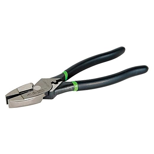9" Side Cut Pliers with Crimper