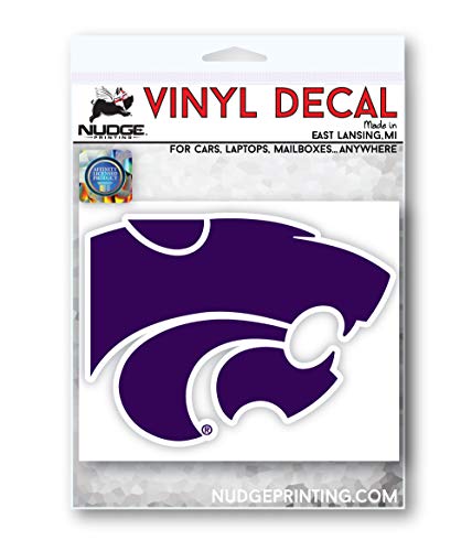 Image of Collegiate NCAA Car Decal Made from Premium Weatherproof Vinyl (Kansas State University)