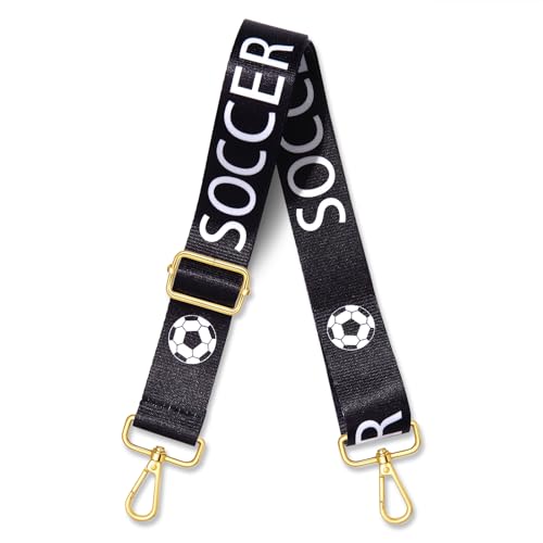 Image of NVENF Game Day Purse Strap Replacement Baseball Basketball Soccer Golf Crossbody Shoulder Bag Straps for Stadium Clear Purse (Style D)